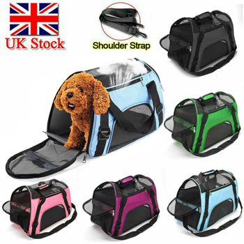 Soft-Fold Pet Carrier in blue